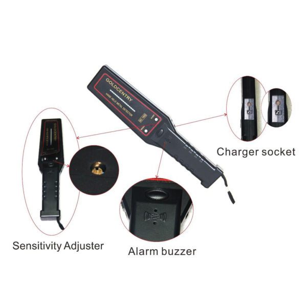 Hand Held Metal Detector Portable Body Scanner for Airport