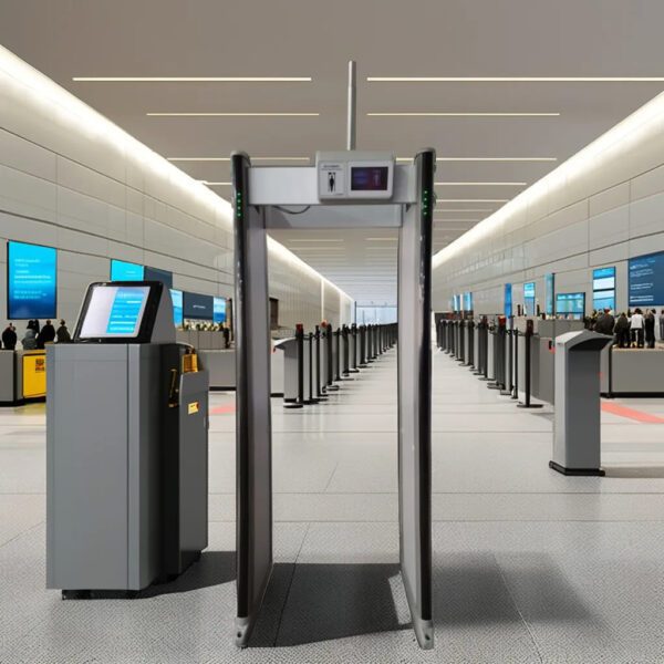 High Sensitivity New Look in White Walk Through Metal Detector