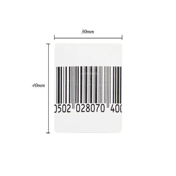 EAS Security Soft Tag Anti Theft System 8.2Mhz RF Barcode Label