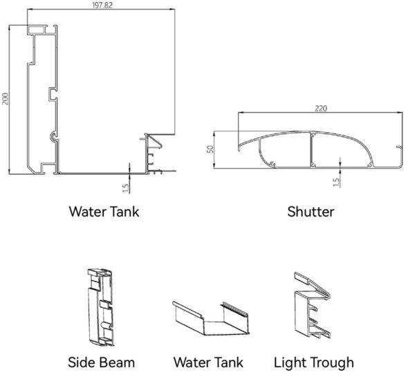 Aluminum Bioclimate Pergola SPECIFICATIONS 2