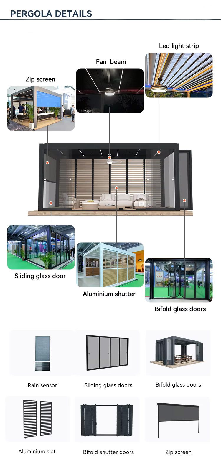 Aluminum Bioclimate Pergola