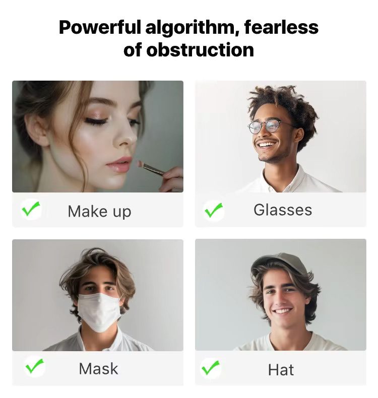 Ai-Powered Tracking Face Recognition Detection Camera Biometric Access Control