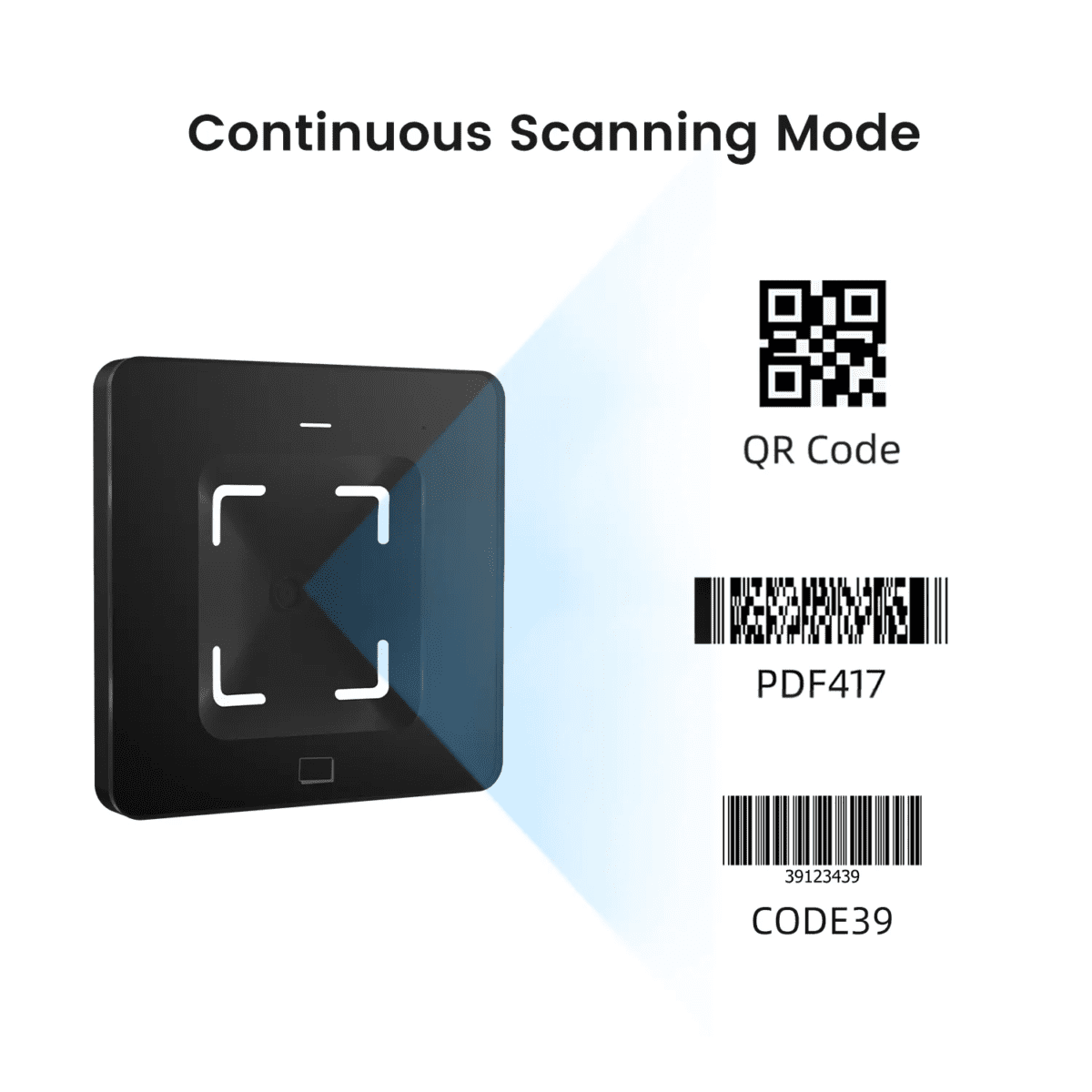 High Performance USB CMOS Light Source QR Code Scanner Reader