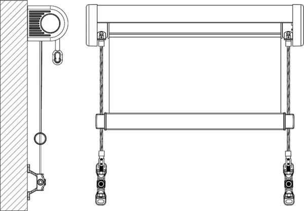 MR1 SWING ARM WINDOW AWNING STANDARD SI