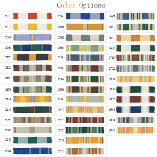 Window Awning colors 1