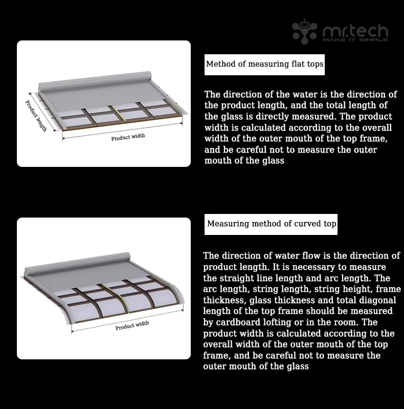 Automatic Aluminium Small Figure Horizontal Roof Shutters